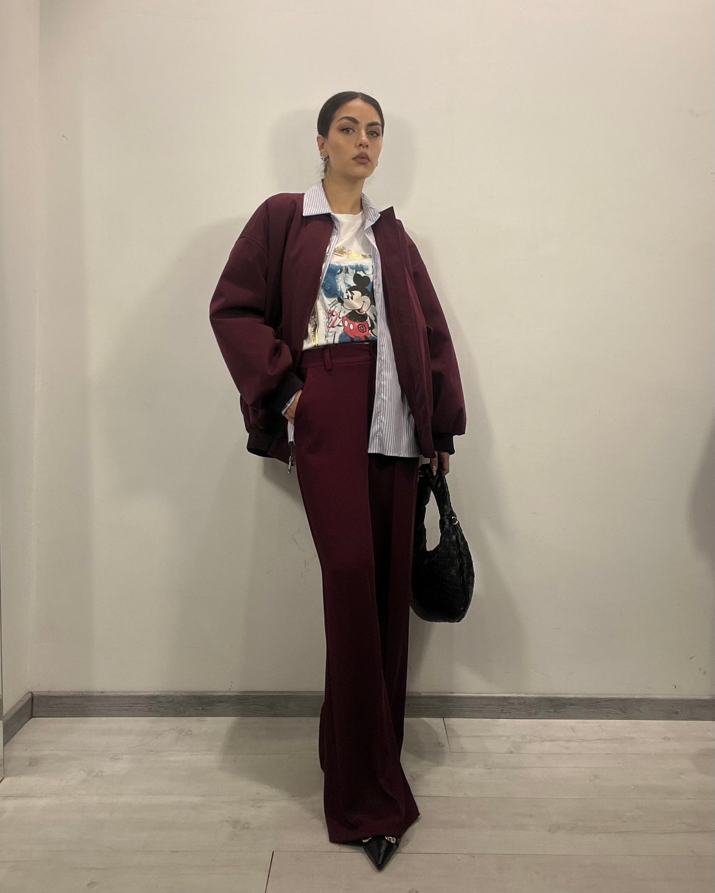 Bomber burgundy