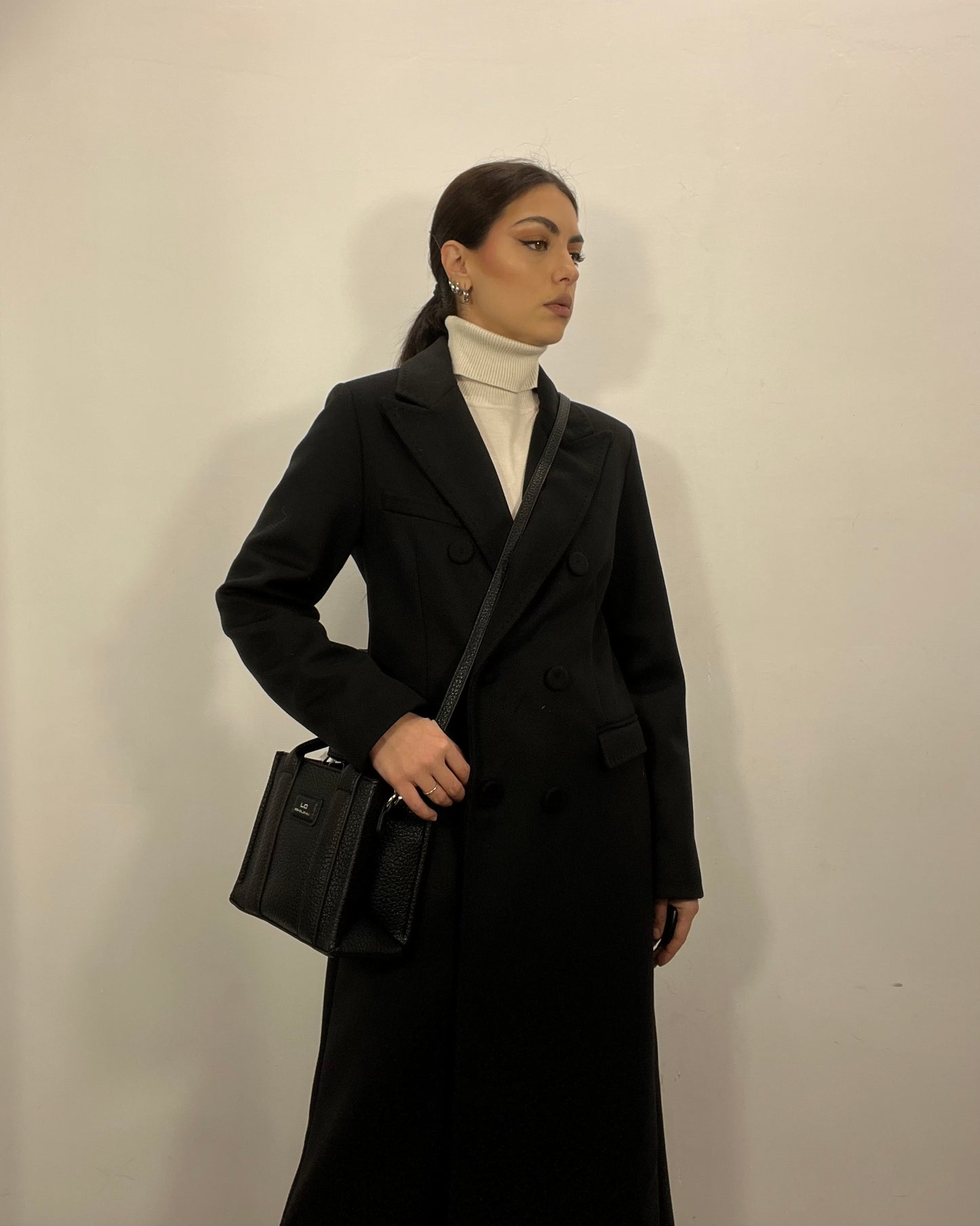 Cappotto lungo nero