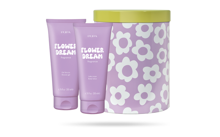 Flower power - Gel doccia + latte corpo “Flower dream” Pupa Milano