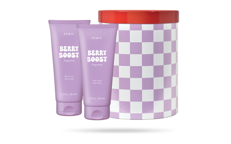 Flower power - Gel doccia + latte corpo “Berry boost” Pupa Milano