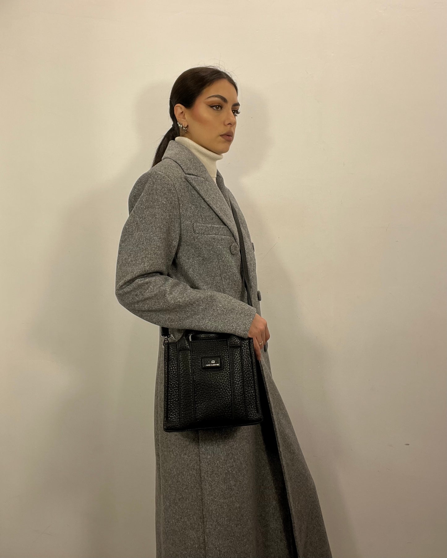Cappotto lungo grigio