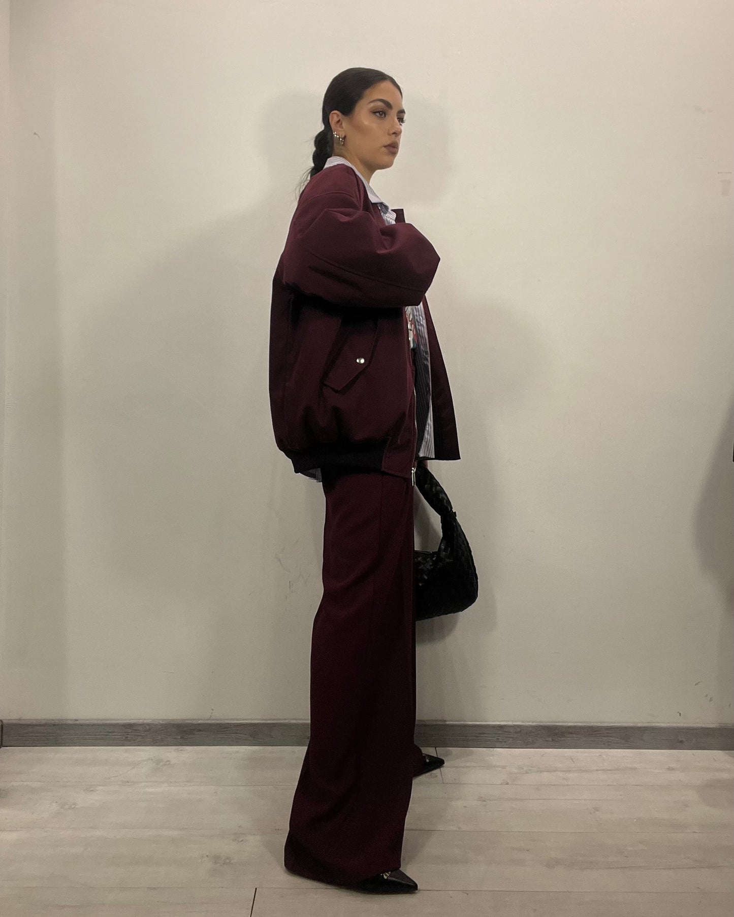 Bomber burgundy