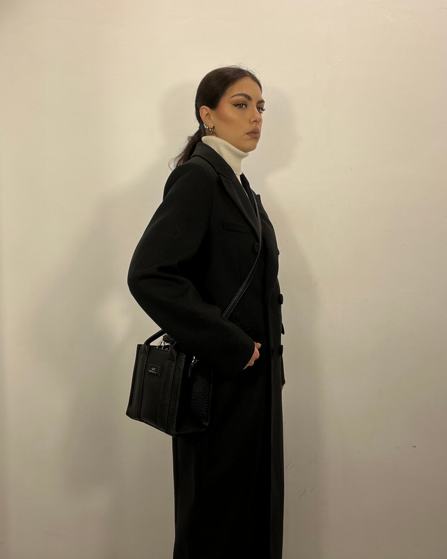 Cappotto lungo nero