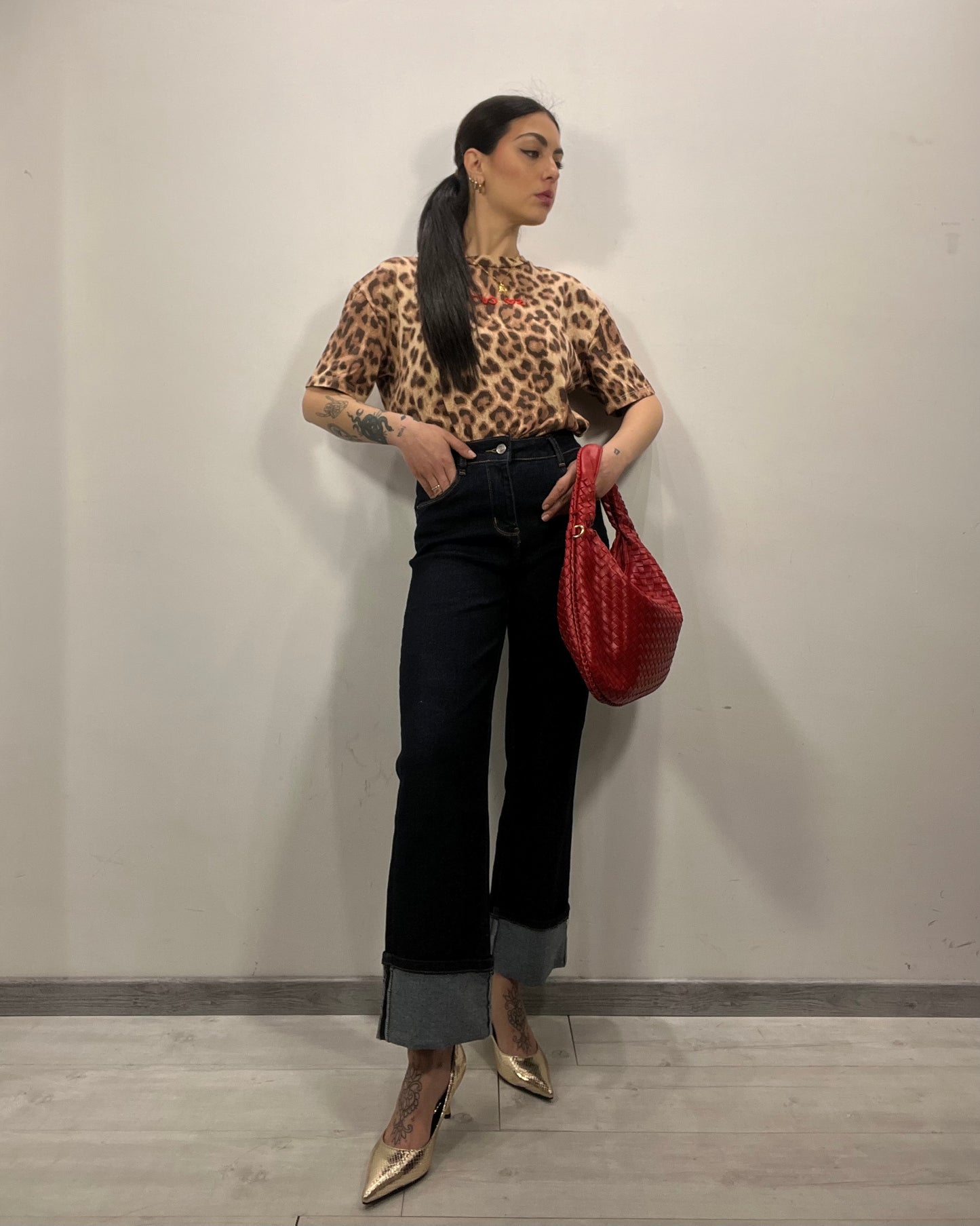 T-shirt leopard