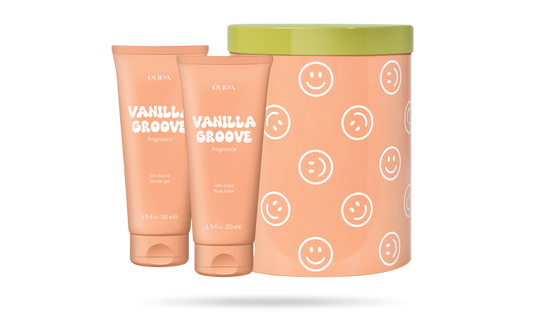 Flower power - Gel doccia + latte corpo “Vanilla groove” Pupa Milano