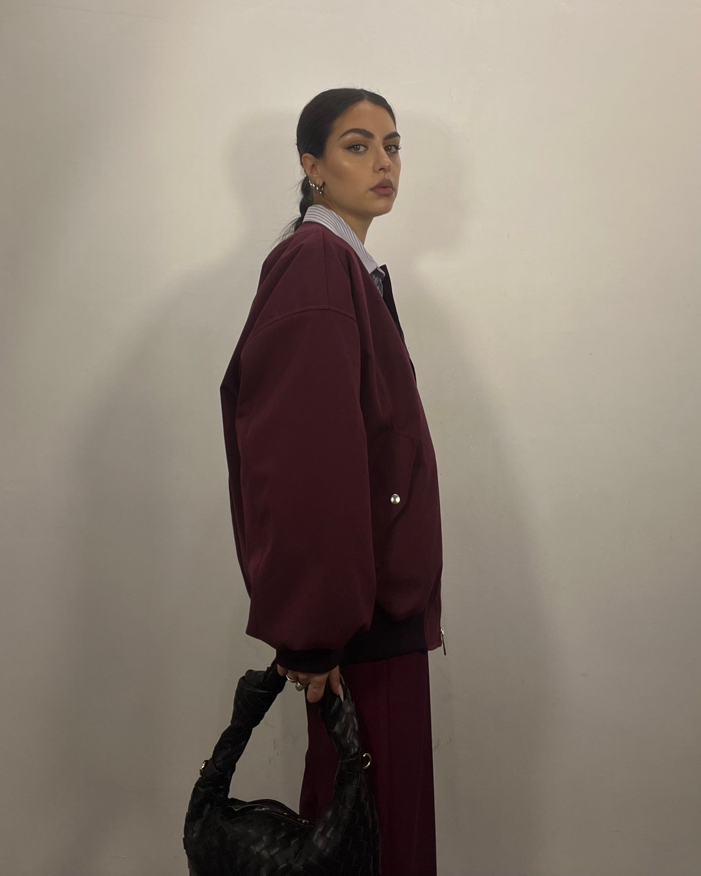 Bomber burgundy