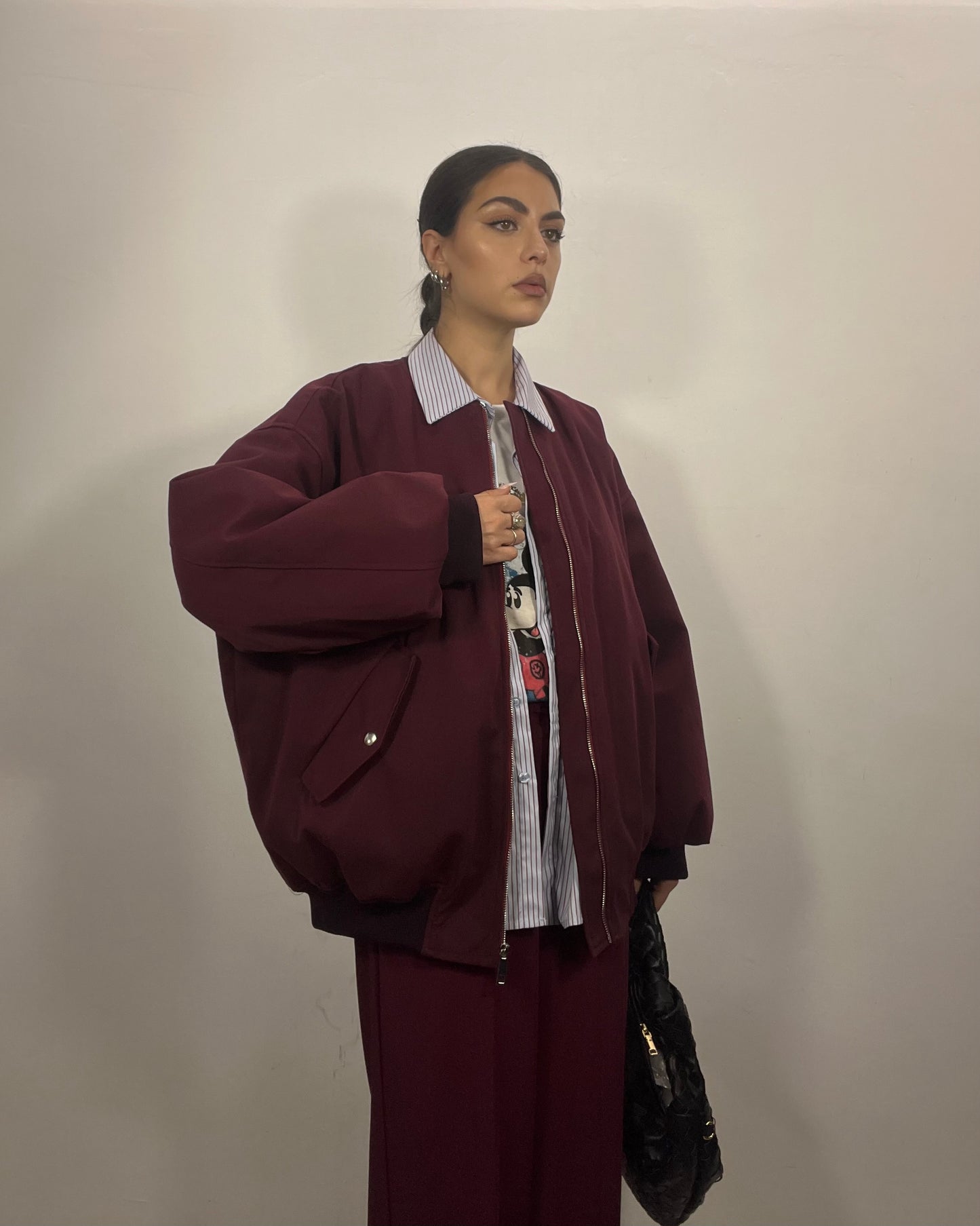 Bomber burgundy