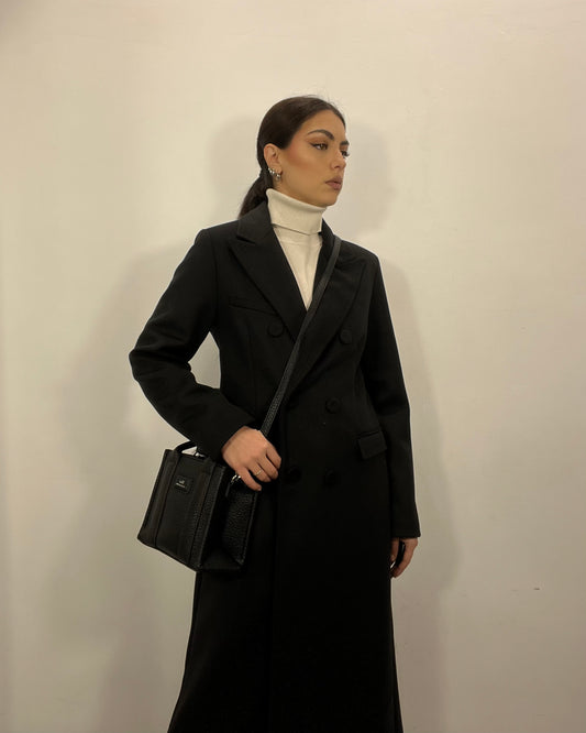 Cappotto lungo nero