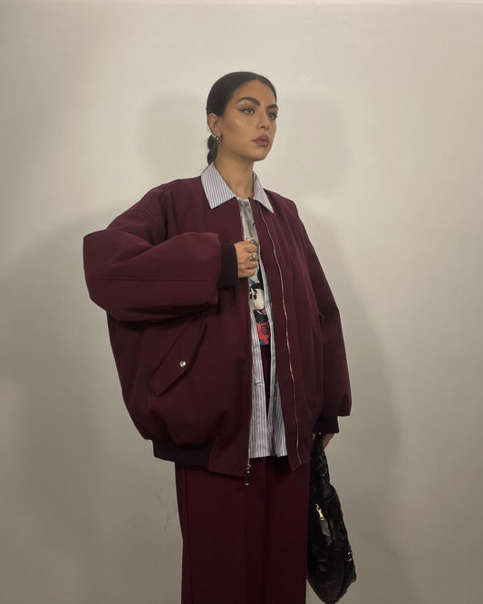 Bomber burgundy