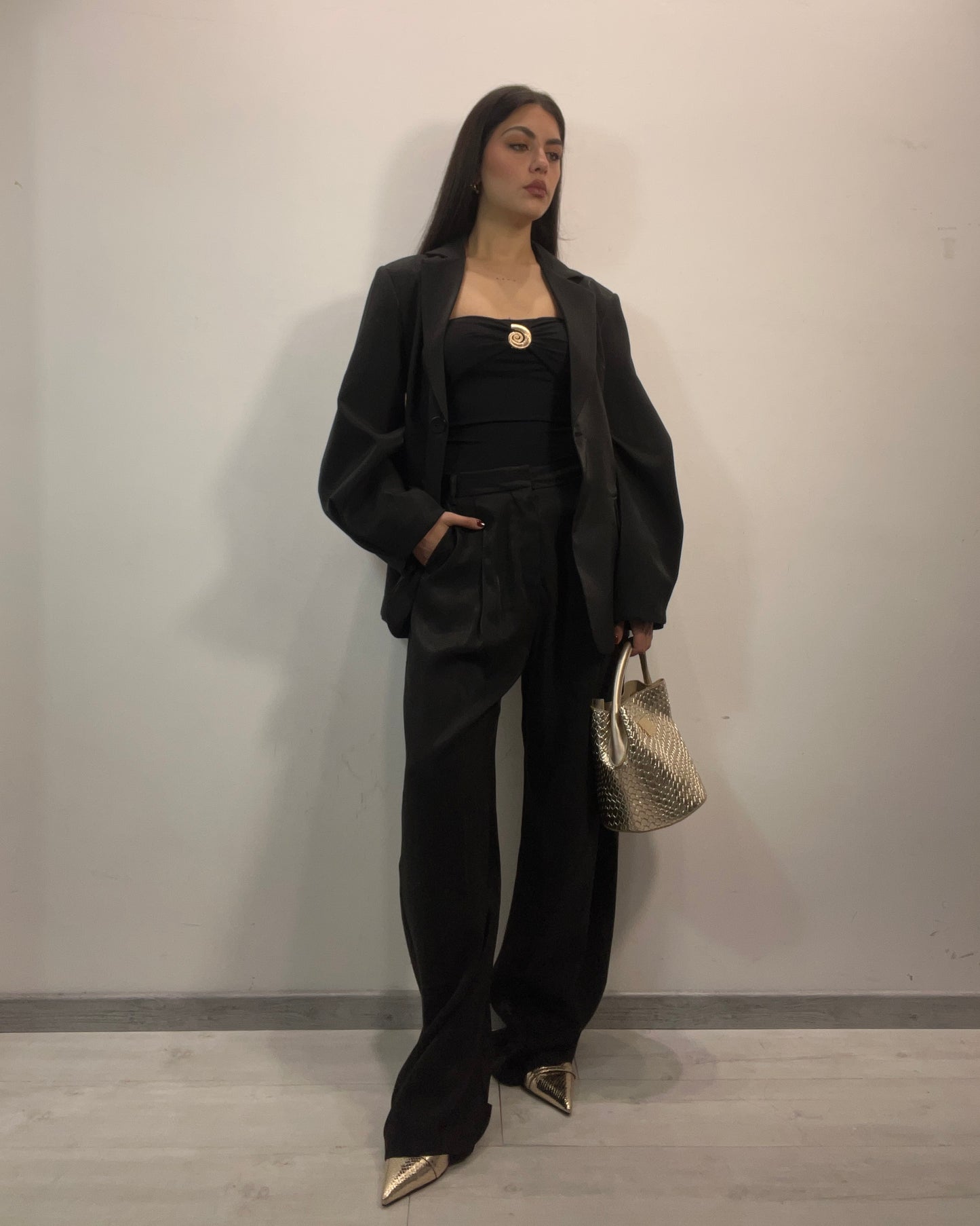 Giacca tailleur nero